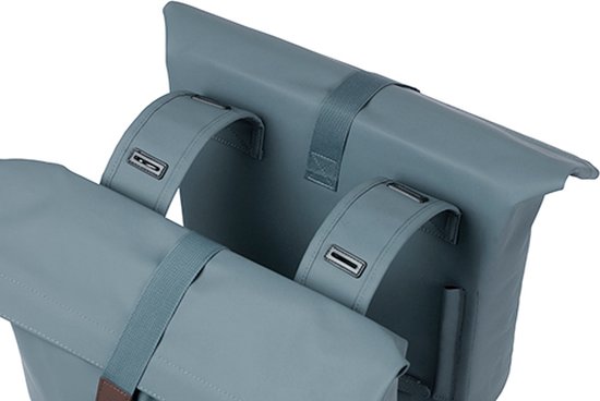 Basil City - Dubbele Fietstas - graphite blue - 32 liter van Basi — afbeelding 4