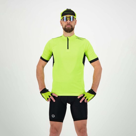 Rogelli Core Fietsshirt Heren - Korte Mouwen - Wielershirt - Fluor, Zwart - Maat 7XL van Rogelli — afbeelding 3