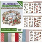 Uitdrukvellen boek 3D Push Out Book 43 - White Christmas Feelings