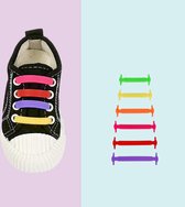 Siliconen elastische Veters – Sport veters - Schoenen Sneakers – Kinderen - Mix