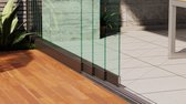 The Garden Gallery | 4-Rail Glazen Schuifwand met Helder Glas