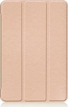 Shop4 - Geschikt voor iPad mini (2021) Hoes - Smart Book Case Rosé Goud