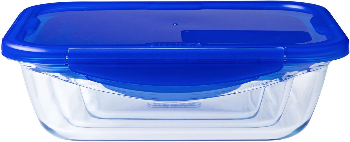 Pyrex - Cook & Go Schaal Rechthoek met Deksel 0,8 liter - Transparant — cadeau in Koken & Dineren - foto 8