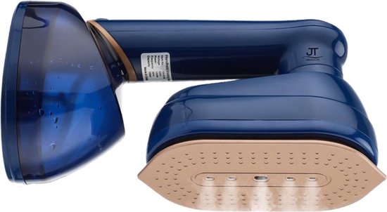 JT Products Luxe Mini Stoomstrijkijzer Blauw - Reisstrijkijzer - Travel Iron - Reis Strijkijzer