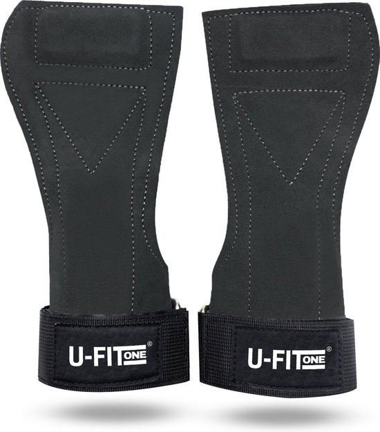 U Fit One Leer Lifting straps - Deadlift straps - Powerlifting