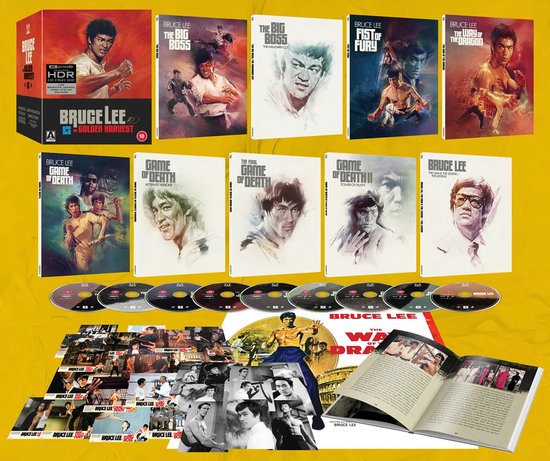 Bruce Lee At Golden Harvest Box Set 4KUHD LIMITED EDITION (Arrow Video)