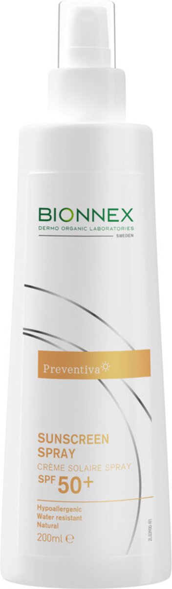 Goedkoopste Bionnex Preventiva sunscreen spray SPF50 200 Milliliter