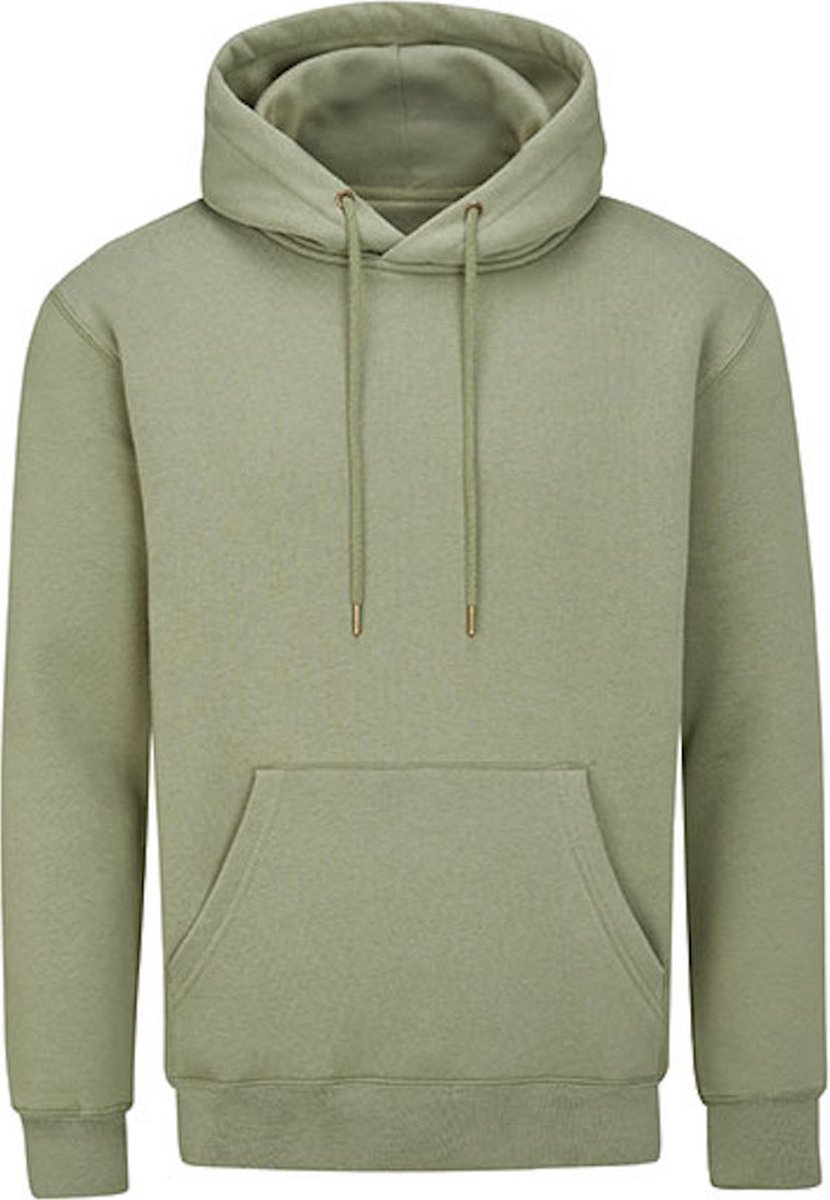 Herenhoodie 'Essential' met capuchon Soft Olive - M