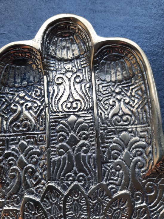 khamsa-main de Fatima-main de Marie-vide poche-bol-decoration-laiton-bronze