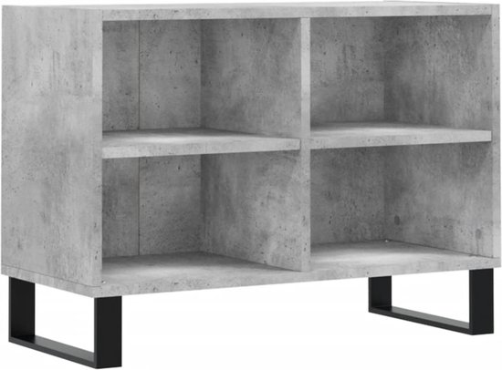 vidaXL-Tv-meubel-69,5x30x50-cm-bewerkt-hout-betongrijs
