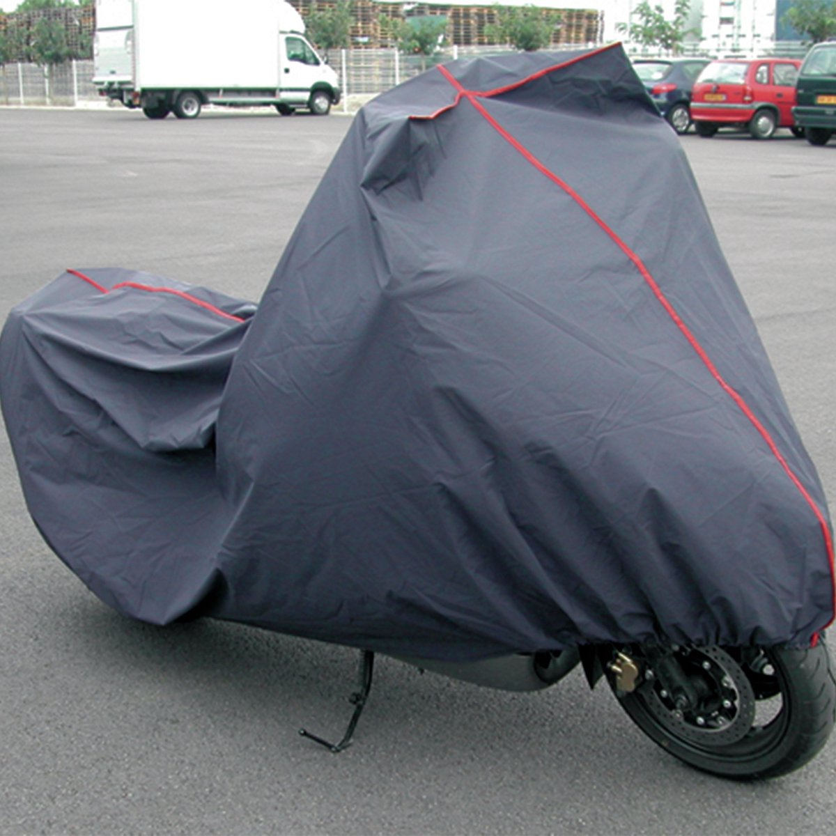 MSV Beschermhoes voor brommer/scooter/motor - 2x - universeel - 250 x 115 x 75 cm - Fietshoes