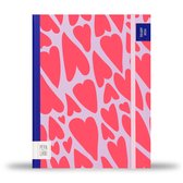 Pepa lani diary 2024 A5 - hearts lila/pink