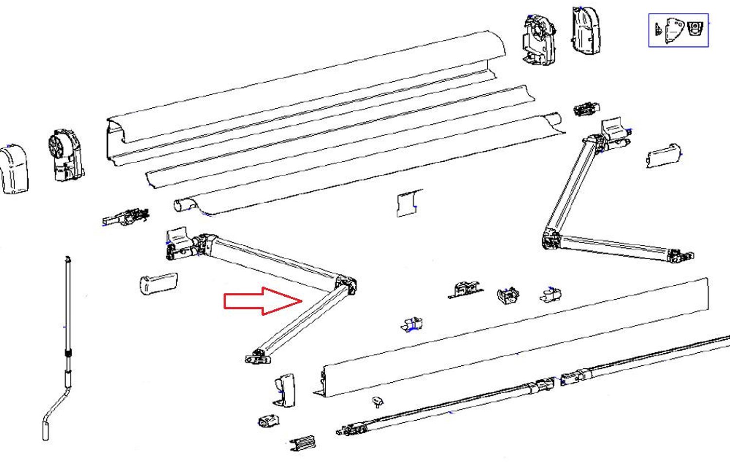 Thule Knikarm LH 4900 4.00/4.50