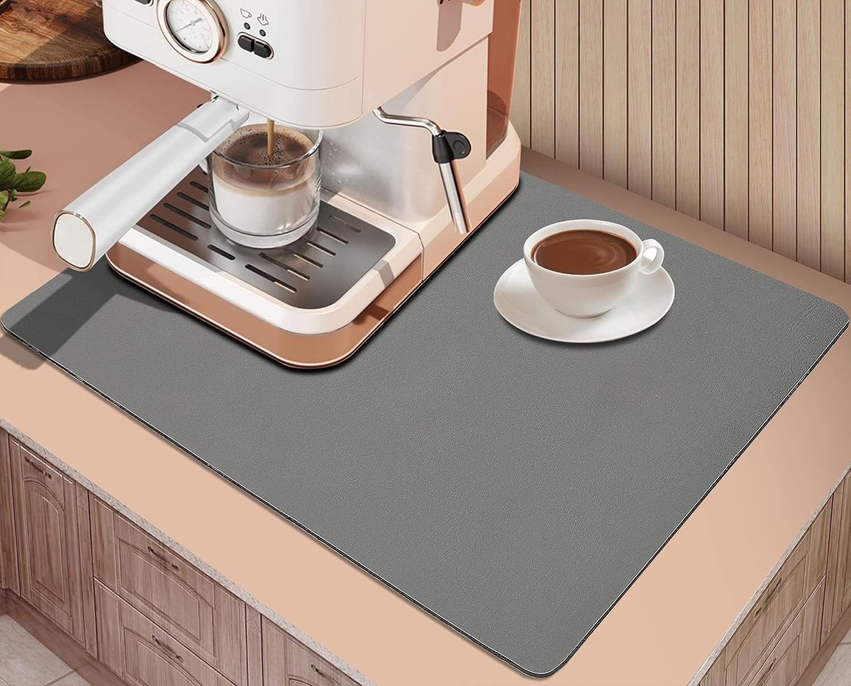 Acheter Tapis de séchage de vaisselle en Silicone, pour comptoir de  cuisine, résistant à la chaleur, facile à nettoyer, égouttoir