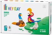 HeyClay - Oiseaux : Faisan, Parrot Ara , Dove - 6 boîtes