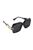 YEHWANG - Cool Frame zonnebril - Zwart - Goud