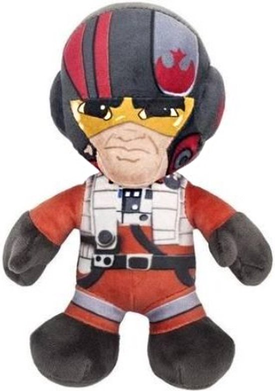 Disney Star Wars Poe Dameron Pluche Knuffel in Displaydoos 30 cm