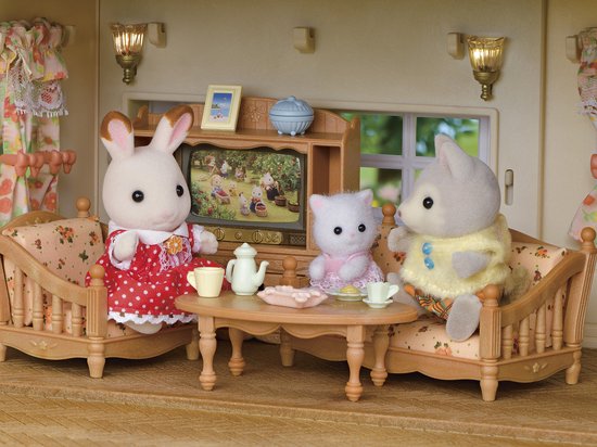 Sylvanian Families - 5302 - La grande maison éclairée Sylvanian Families : King Jouet France, Héros & univers Sylvanian Families