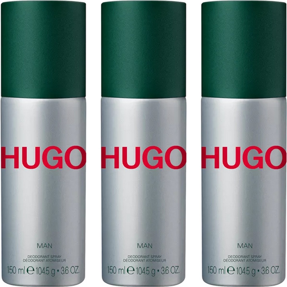 Hugo Man deodorant spray 3 x 150 ml (3-Pack)