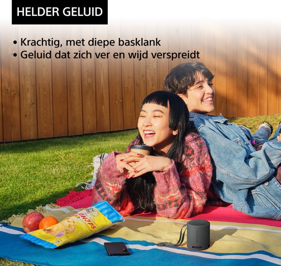 Sony SRS-XB100 - Draagbare Bluetooth Speaker - Zwart van Sony — afbeelding 2