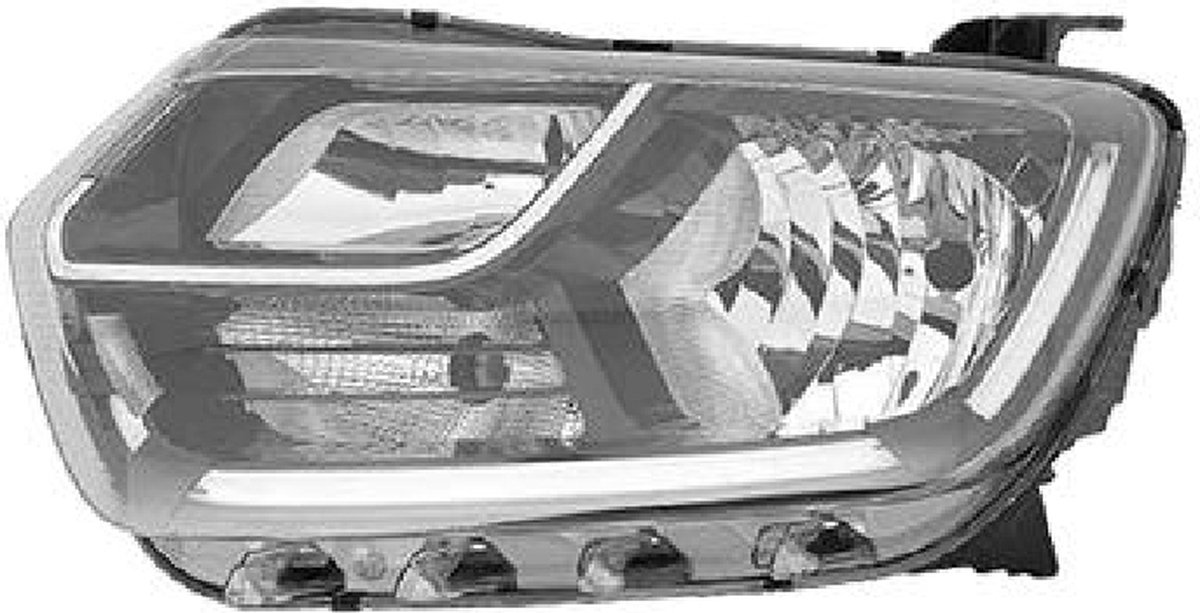 Dacia Duster, 2018 - - koplamp, H7+H1+LED, incl stelmotortje, links, - 2021