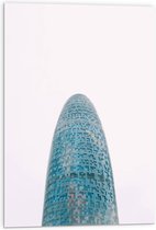 Acrylglas - Torre Glòries Wolkenkrabbers in Barcelona, Spanje - 50x75 cm Foto op Acrylglas (Met Ophangsysteem)