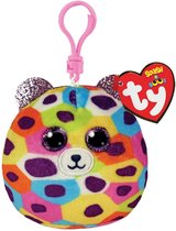 Ty Squish a Boo Clips Giselle Leopard 8cm