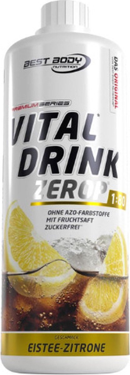 Goedkoopste Low Carb Vital Drink 1000ml Ice Tea Lemon