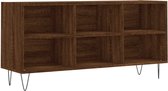 vidaXL-Tv-meubel-103,5x30x50-cm-bewerkt-hout-bruin-eikenkleur