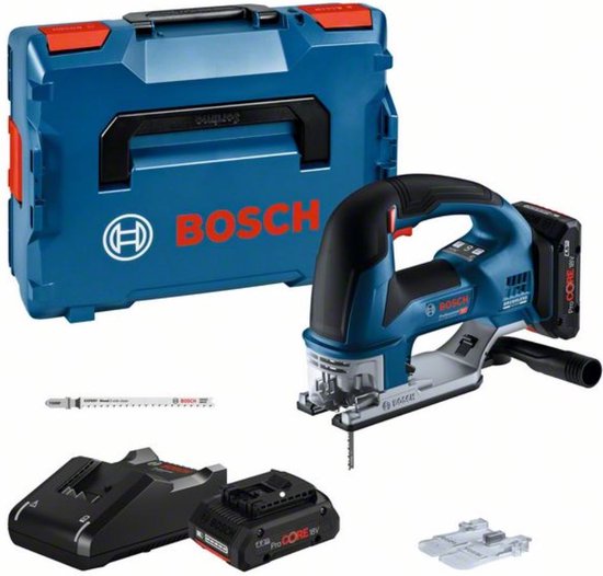 Wipzaag - Bosch Professional GST 18V-155 BC Accu Decoupeerzaag 18V 4.0Ah in L-Boxx - 06015B1002