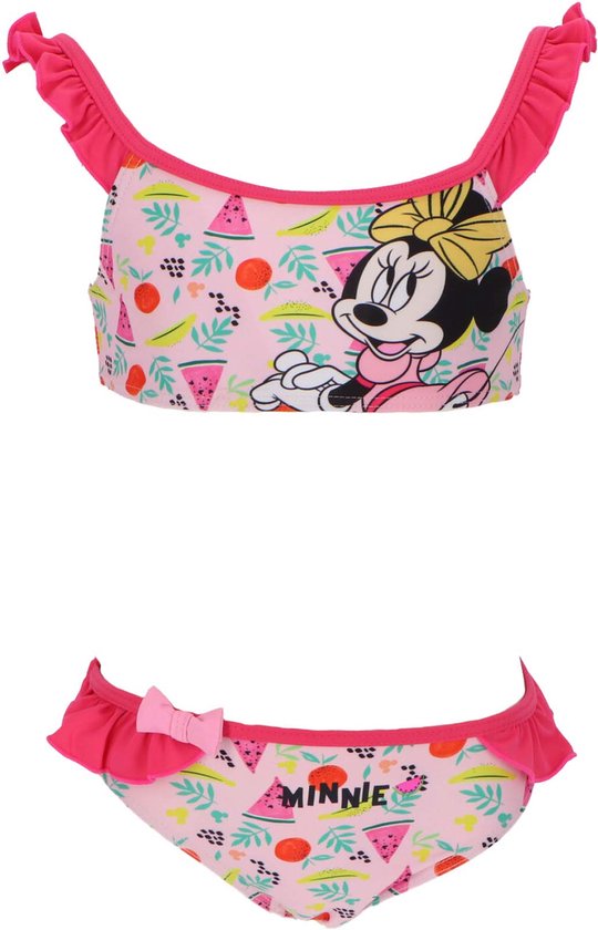 Disney Minnie Mouse Bikini - Roze - Maat 122/128