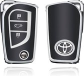 Étui pour clé de voiture Toyota Étui pour clé en TPU durable - Étui pour clé de voiture - Convient pour Toyota -noir- C3 - Accessoires de vêtements pour bébé de voiture gadgets