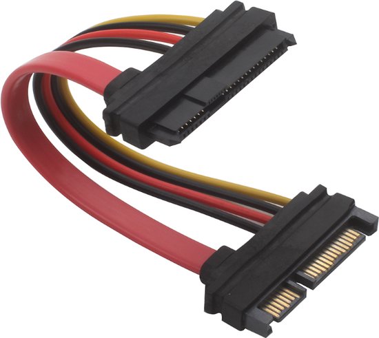 ChenYang SAS to SATA Cable,SFF-8482 SAS 29Pin to SATA 22 Pin Hard Drive Raid Extension Cable