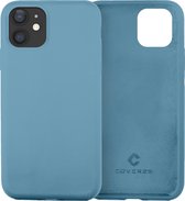 Coque Coverzs Luxe Liquid Silicone iPhone 12 / iPhone 12 Pro - bleu clair