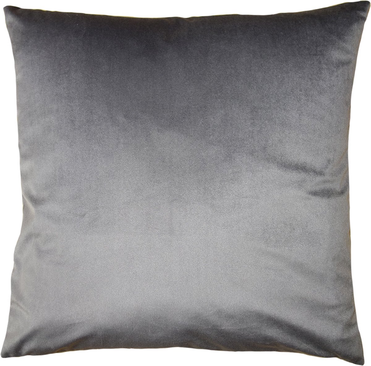 Clayre & Eef Kussenhoes 45x45 cm Grijs Polyester