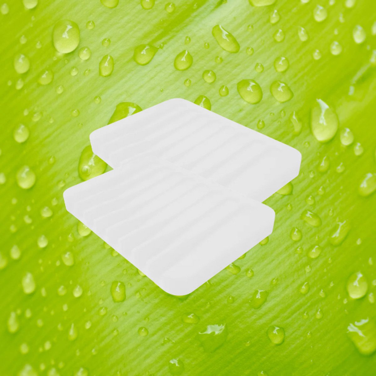 green-goose® Siliconen Zeepbakje | 2 Stuks | Wit | Zeephouder voor Handzeep| Badkamer Accessoires