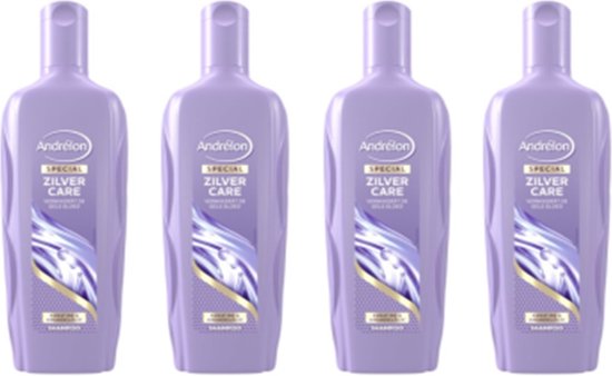 Andrélon Zilver Care Shampoo - 4 x 300 ml
