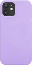 Coverzs Pastel siliconen hoesje geschikt voor Apple iPhone 11 Pro Max - optimale bescherming - silicone case - backcover - paars