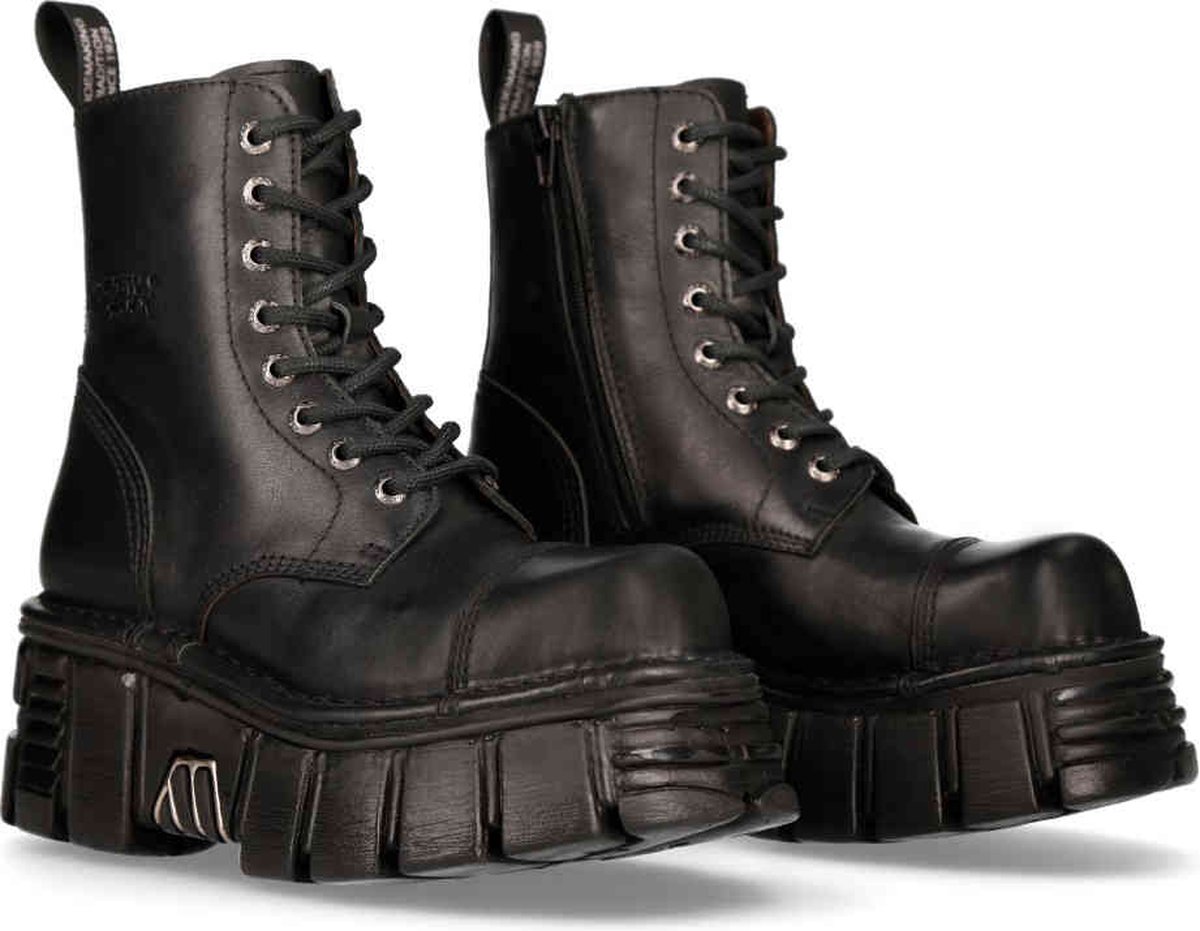 New Rock M-NEWMILI083-S39 Plateau Laarzen 47 Shoes Zwart