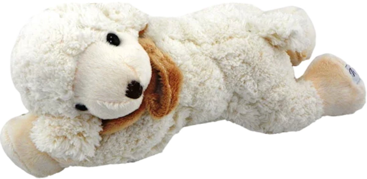 knuffel lam liggend 22cm