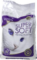 Sivocat Supersoft Kbv Met Babypoeder - Kattenbakvulling - 3 x 12 l
