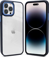 Coverzs adapté pour Apple iPhone 11 Pro coque rigide pare-chocs mat - bleu