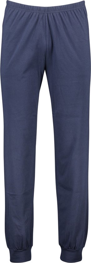 Pyjama homme SCHIESSER - Col rond - bleu à rayures bordeaux - Taille : 6XL