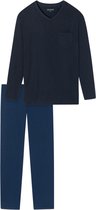 Schiesser – Essentials Nightwear – Pyjama – 178096 - Royal Blue - 52