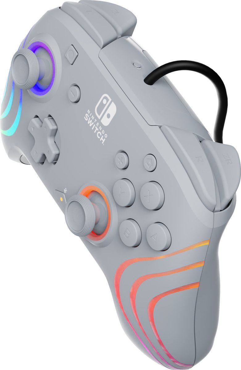 PDP Afterglow WAVE - Gaming Controller - RGB - 3,5mm Jack - Geschikt voor Nintendo Switch - Grijs – foto 7
