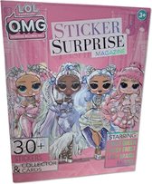 LOL Surprise Sticker Surprise Magazine - Plus de 30 autocollants uniques - Taille a5