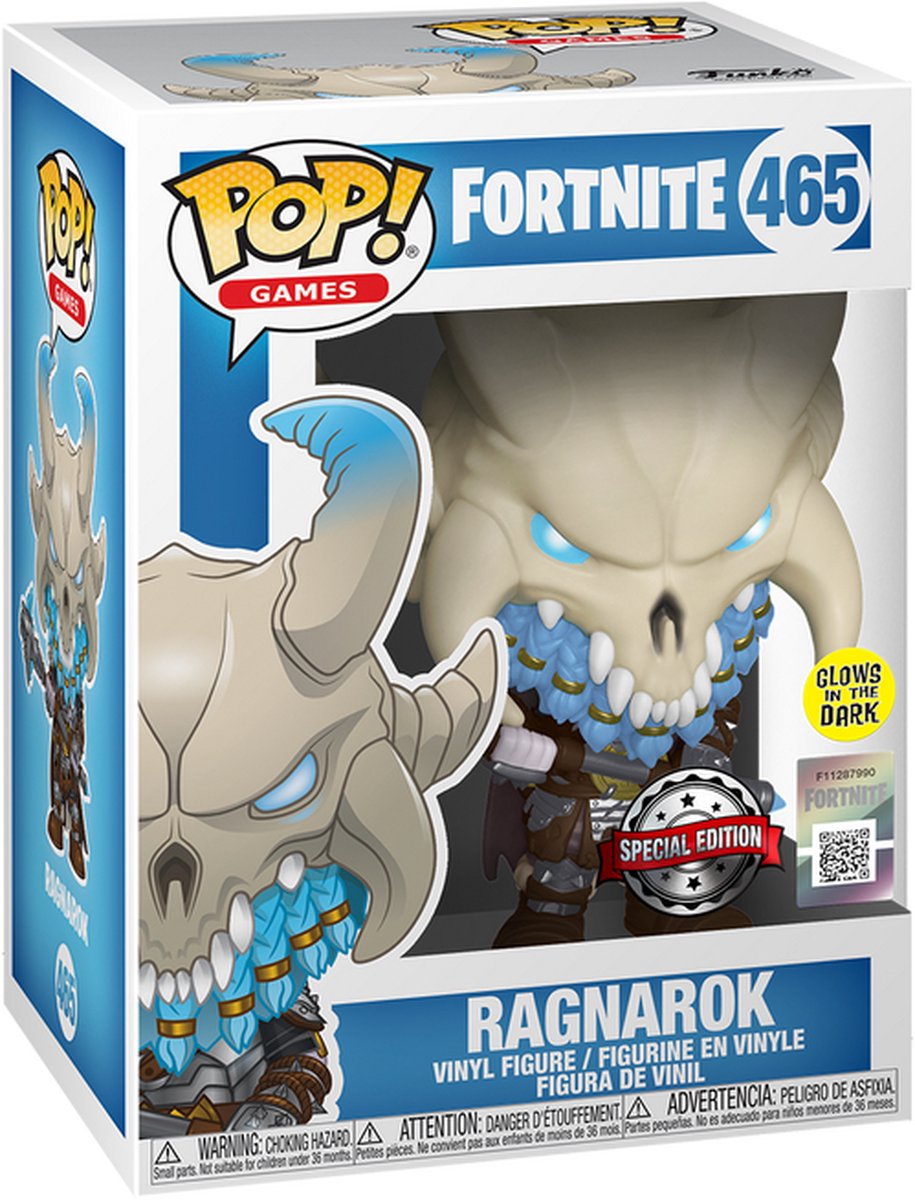 Funko Pop Fortnite Ragnarok 465 exclusif brille dans le noir bol
