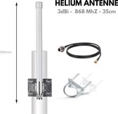 3 dBi Fiberglass Antenne -3M LMR400 Kabel – Accessoires – 35 cm – Bundel