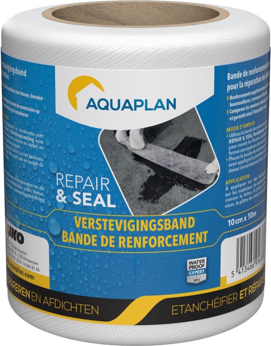 Aquaplan Repair & Seal - Verstevigingsband - 10 cm x 10 meter