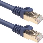 Provium - CAT8 Ethernet kabel - netwerkkabel - Gigabit - 40 Gbps - S/FTP afgeschermd - LAN Internetkabel - RJ45 - 0,8 meter - blauw